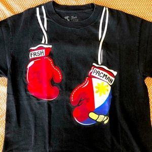 Manny Pacquiao Pac-Man FRSH Shirt Size L Rare